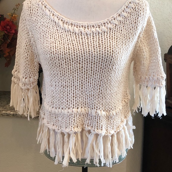 Free People Cropped Sweater - Picture 2 of 4